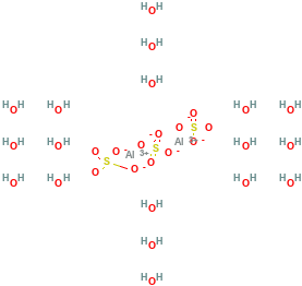 硫酸铝，十八水 Aluminum sulfate octadecahydrate