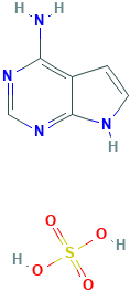 4-氨基-7H-吡咯并[2,3-D]嘧啶硫酸盐 7H-pyrrolo[2,3-d]pyrimidin-4-amine; sulfuric acid