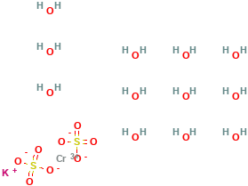 硫酸铬钾,十二水 Chromium potassium sulfate dodecahydrate